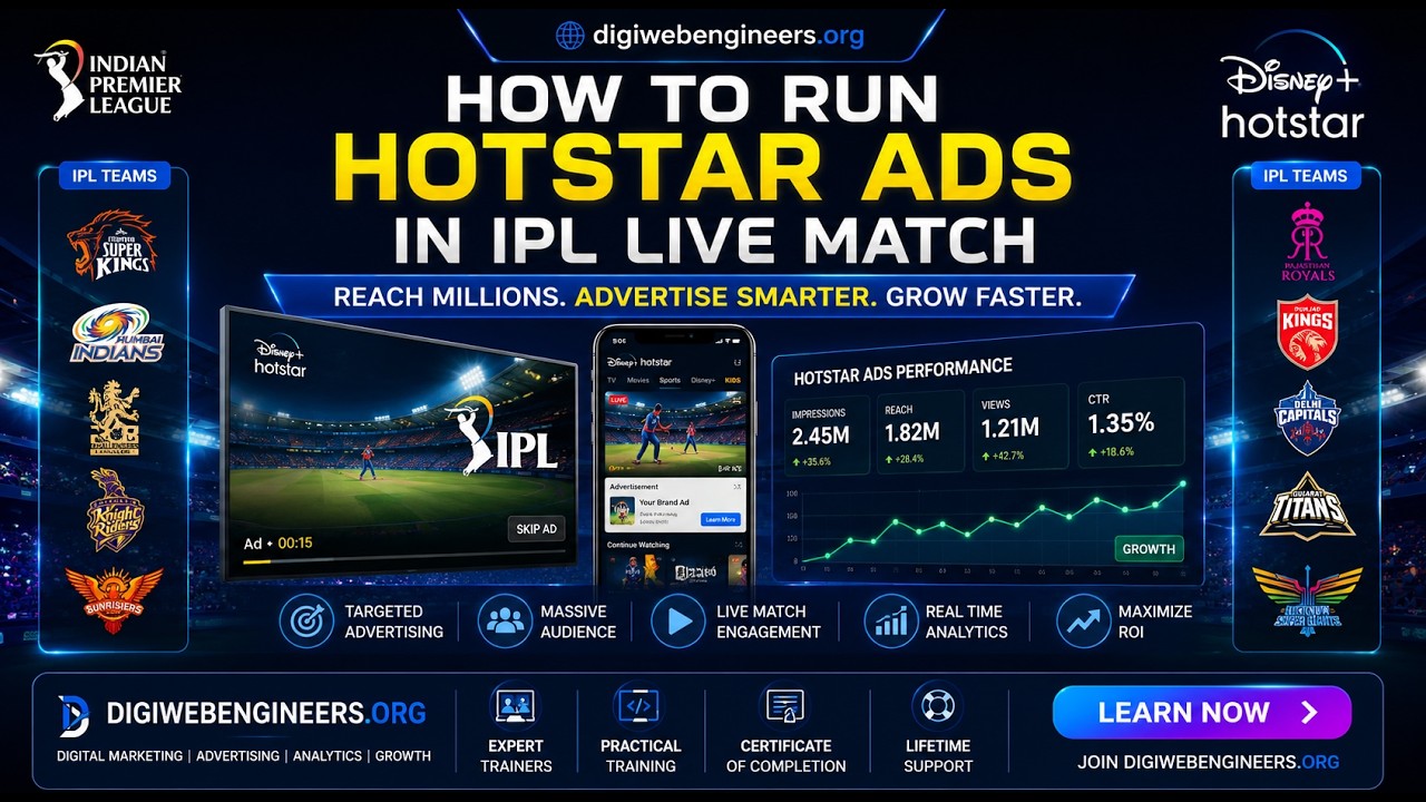 How To Run Hotstar Ads During IPL Live Match 🔥 | IPL Advertising Masterclass 2026