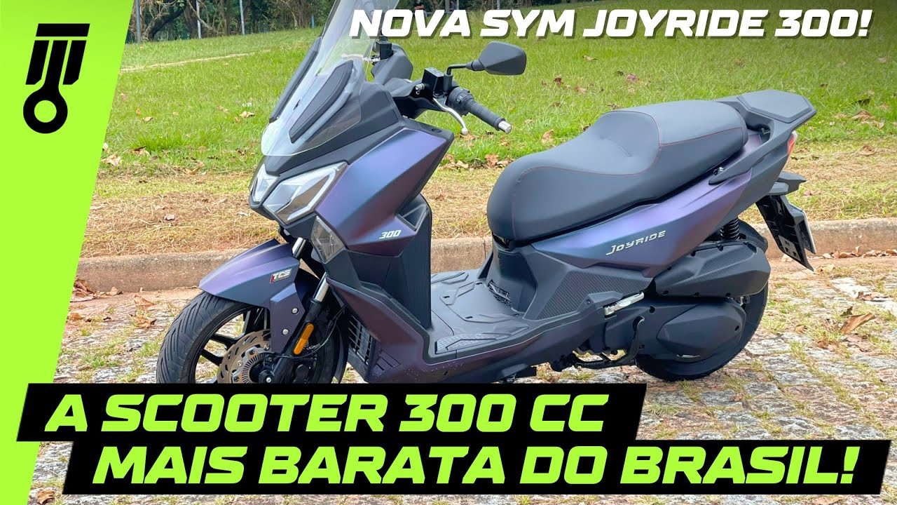 SYM Joyride 300 - O melhor custo-benefício entre as scooter 300 cc?