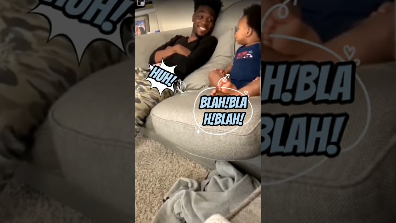 Viral video of baby talking to his dad will melt your heart!😘😘
