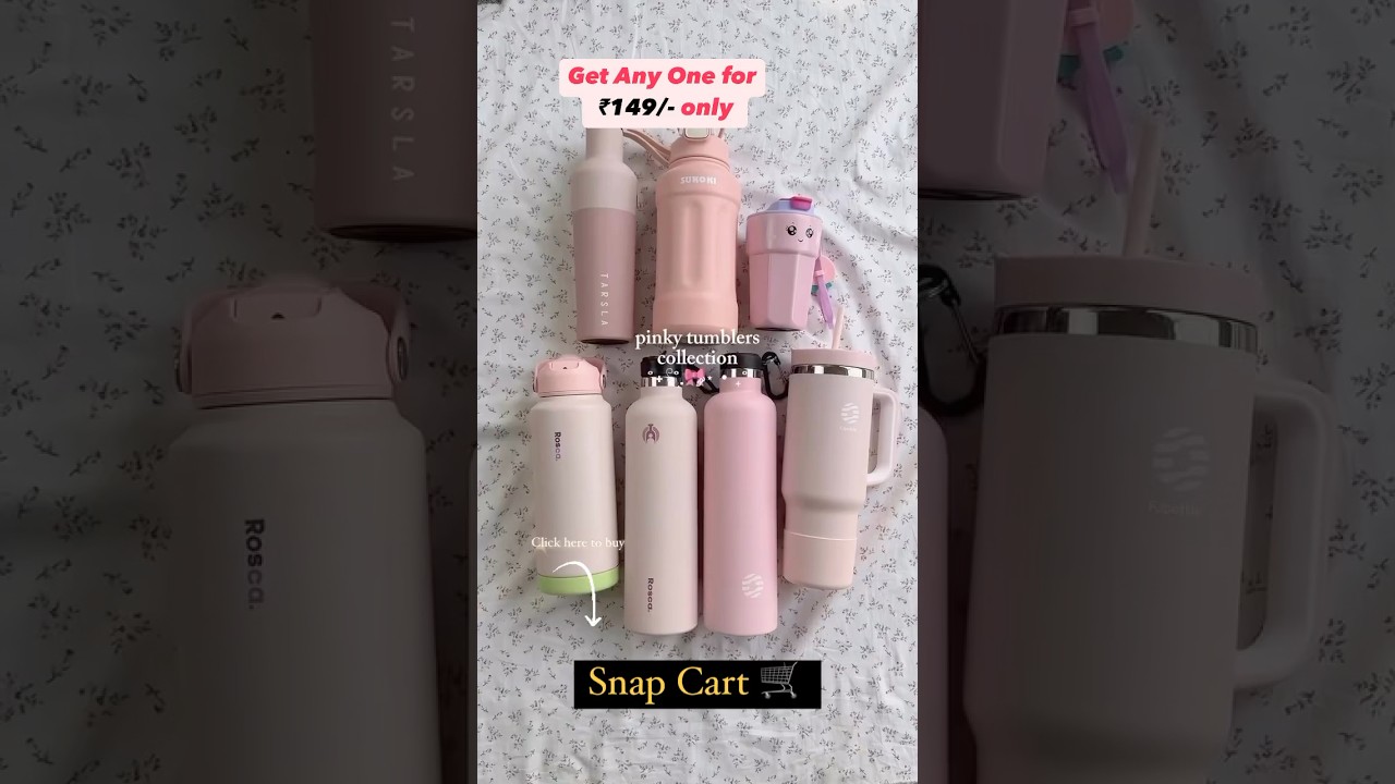 Aesthetic Tumbler Collection | Best Sipper for girls | #meeshofinds #aesthetic #tumbler