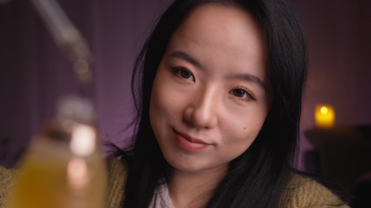 ASMR Gentle Frined Does your Skincare (soft spoken, pampering, layered sounds)