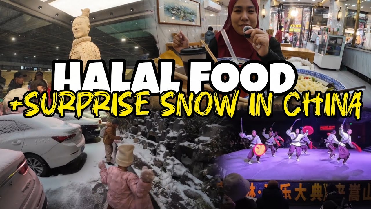 Singapore Muslim Family in Xi’an & Zhengzhou | Halal Food Hunt + Snow Surprise