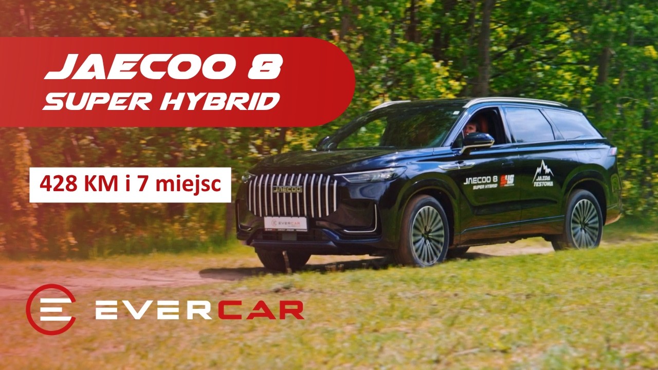 428 KM i 7 MIEJSC to JAECOO 8 Super Hybrid