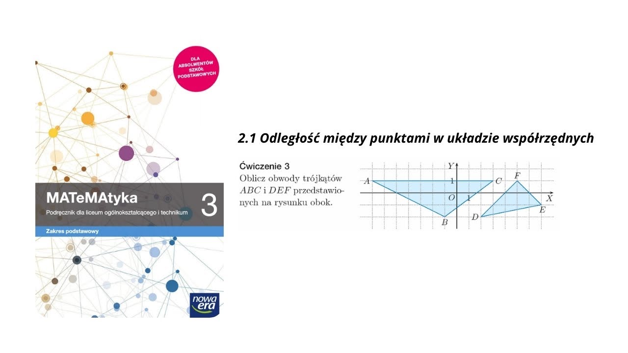 Ćw3/56 Oblicz odwód trójkątów ABC i DEF przedstawionych na rysunku obok.
