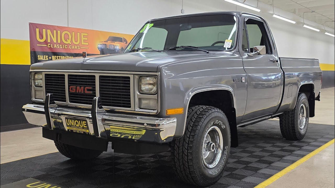 GMC Sierra 1500 Shortbox 1987 года выпуска | Продается за 26 900 долларов.