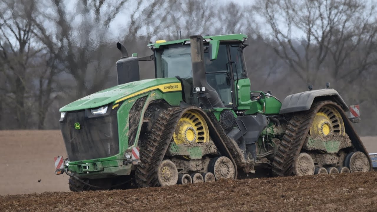  pierwsze prace polowe w Cieszymowie/ nowy nabytek John Deere 9RX 830