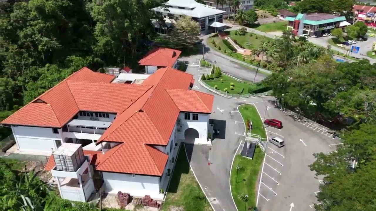 Drone View Pahang Rest House Raub