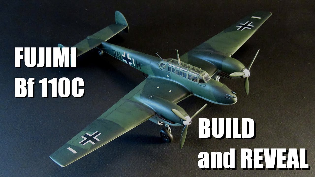 1/72 Fujimi Messerschmitt Bf 110c ~ build and reveal