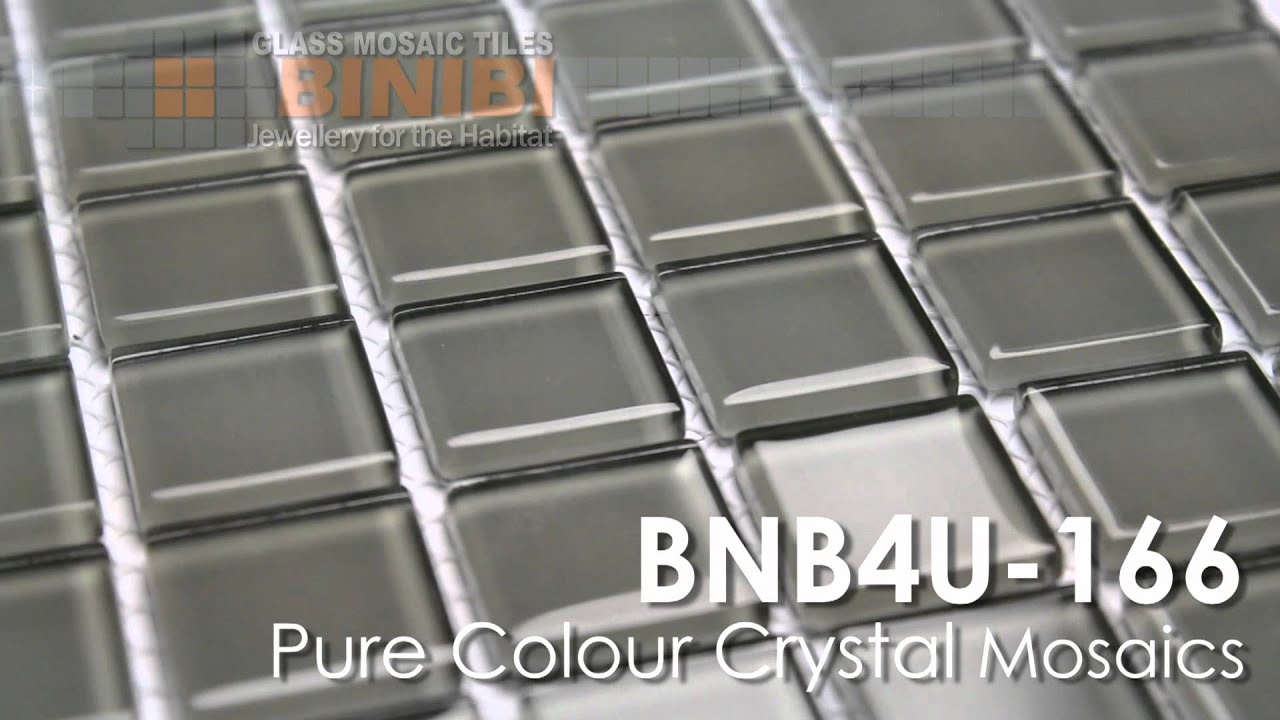 BNB4U-166 Pure Colour Glass Mosaic Tiles WWW.BINIBI.CO.UK.mp4