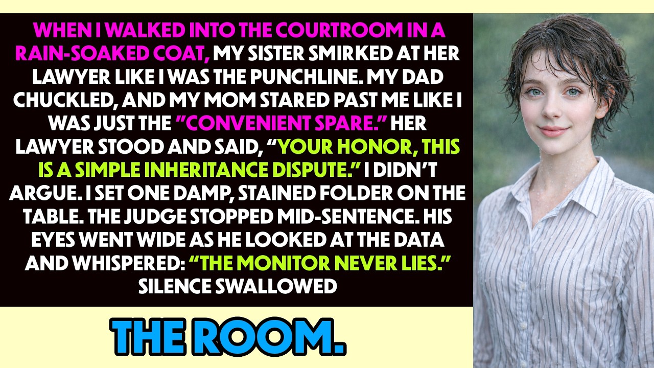 I Walked Into Court Soaked — My Sister Smirked…Then The Judge’s Eyes Went Wide...