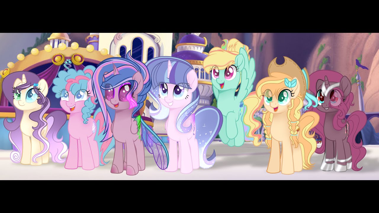 MLP Speedpaint Mane 7 [Next Gen] (Base Edit)