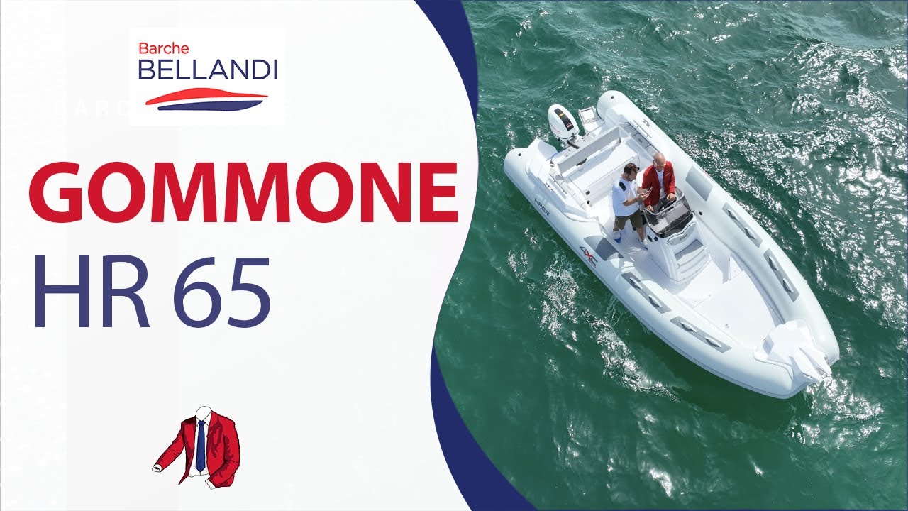 GOMMONE HR 65 con motore HONDA da 40 cavalli, guida anche senza patente // Barche Bellandi