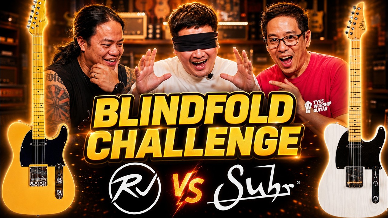 🎸Blindfold GUITAR Test: Can Sai Tell a Suhr from an RJ?! 🤯