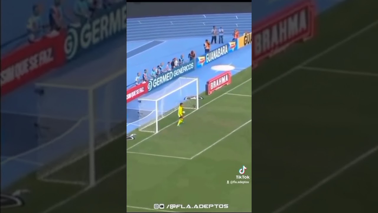 Flamengo 3x3 Fluminense | gol de falta Guerrero | #flamengo #shorts #tiktok #guerrero