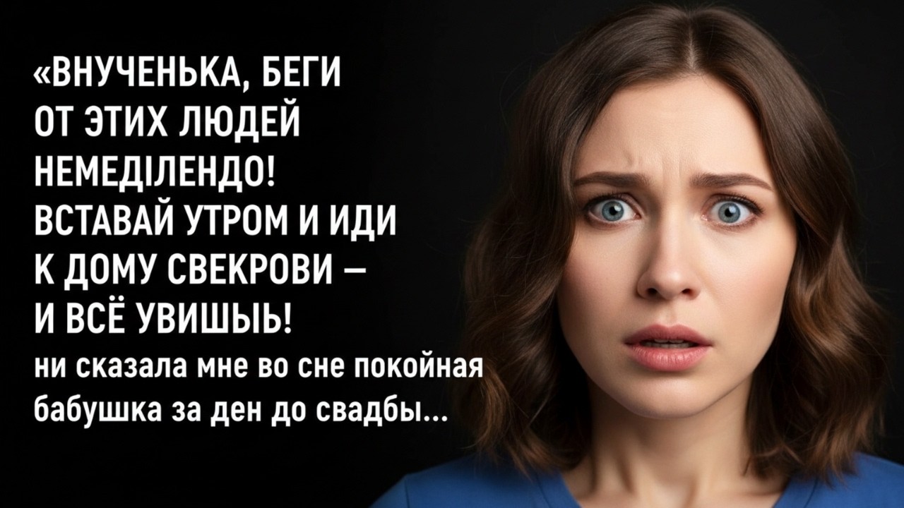 Покойная бабушка предупредила меня во сне перед свадьбой  Я приехала к дому свекрови и всё поняла
