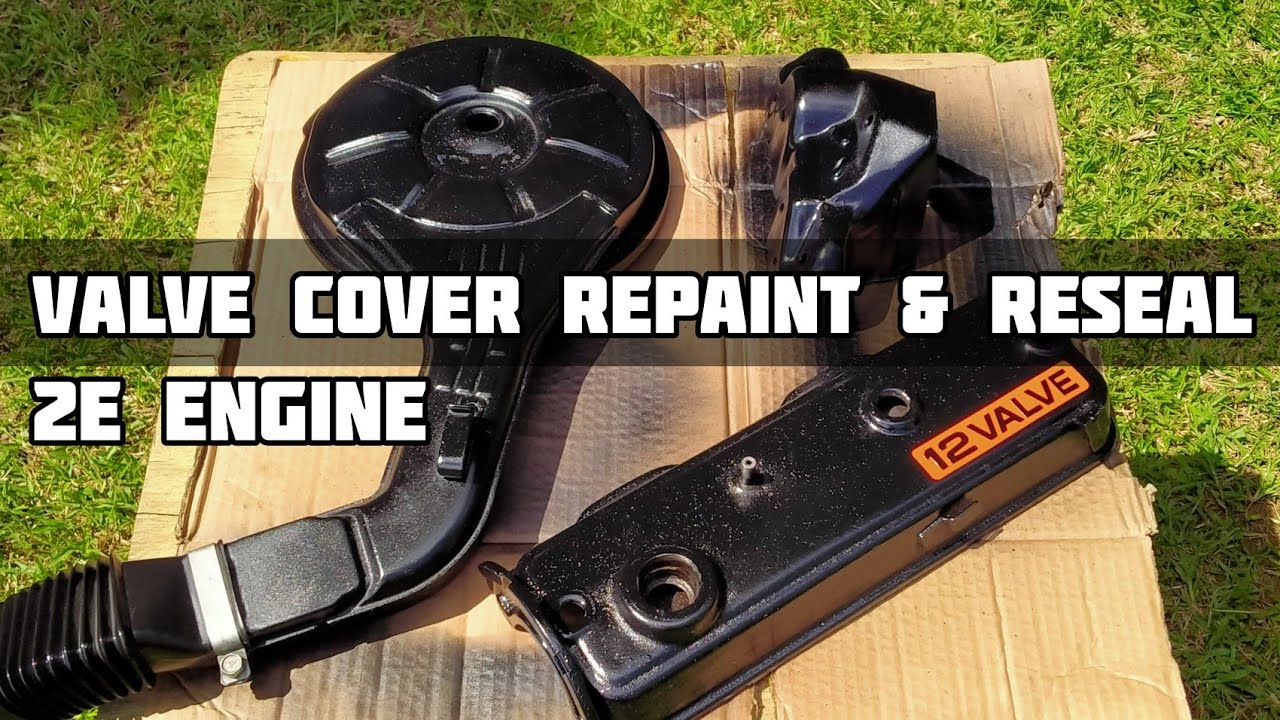 Valve Cover Re-Paint & Re-Seal | 1990 Toyota Corolla