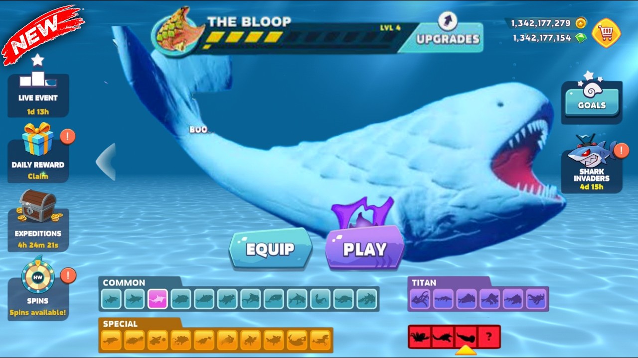 Hungry Shark Evolution 2026 - ALL SHARKS MAXED! - Unlimited Gems & Coins Gameplay