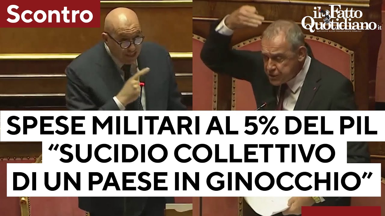 Lo scontro Crosetto-Licheri: 