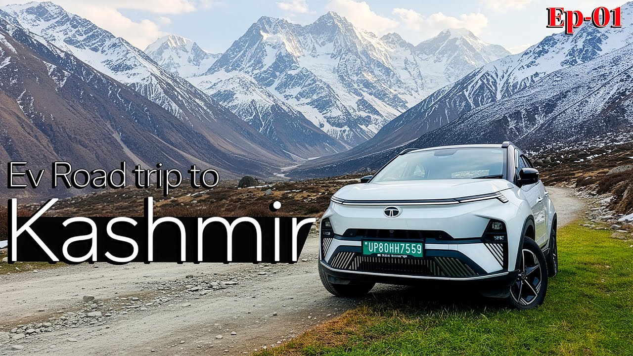 AGRA TO KASHMIR NON STOP IN 28 HOURS | 1100 KM EV ROAD TRIP | TATA NEXON EV 45 KWH