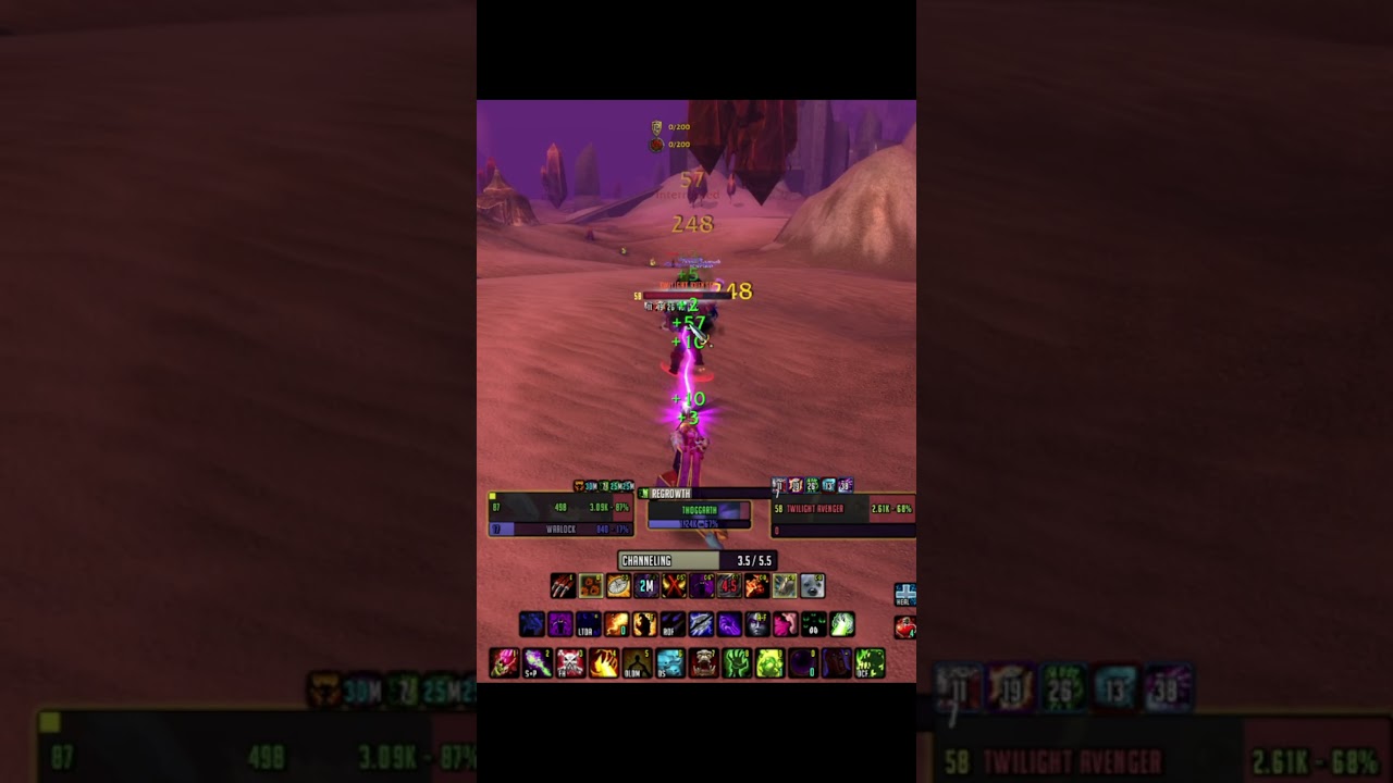 Turtle wow SA , Silithus #turtlewow #gaming #worldofwarcraft #warlock