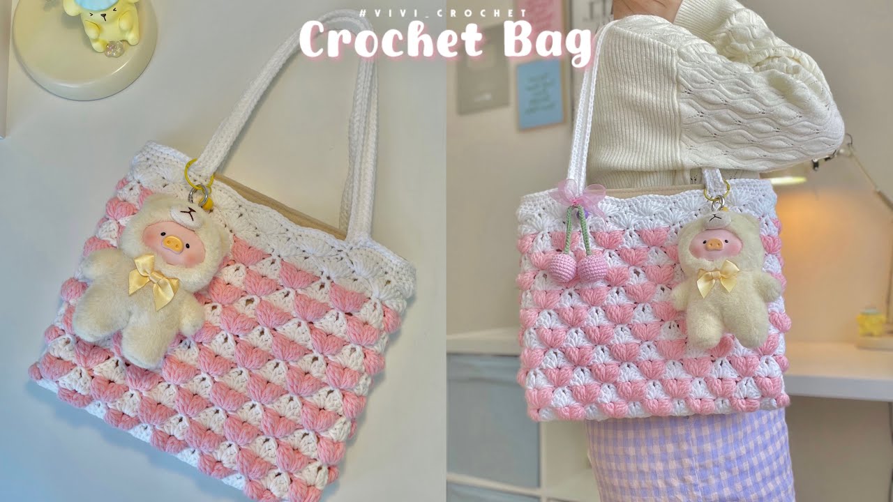 How to Crochet a Bag | Crochet Tote Bag💕