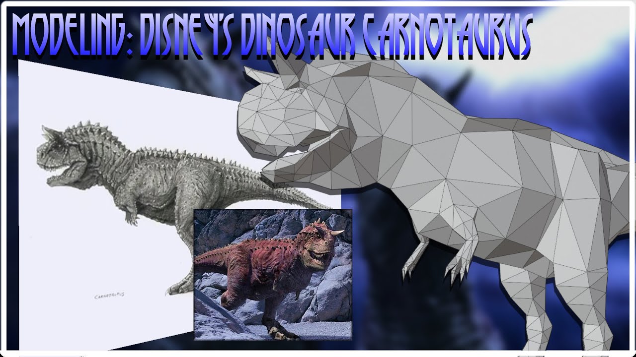 Modeling: Disney's Dinosaur Carnotaurus