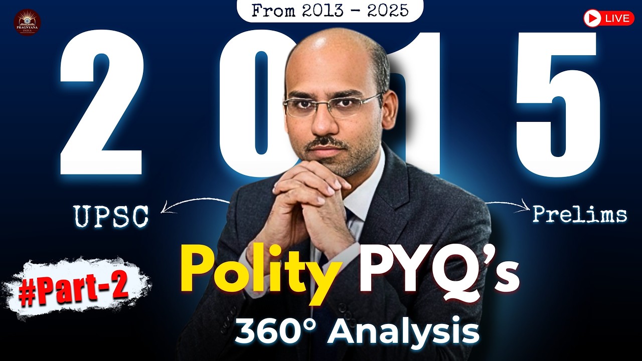 Part-2 | 2015 UPSC Polity PYQs | Full 360° Analysis | Pranesh sir | Pragnyana India
