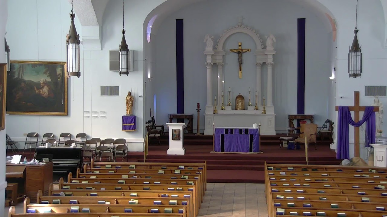 March 1, 2026 at 8:00 am Catholic Mass from St. James Catholic Church in St. James, LA