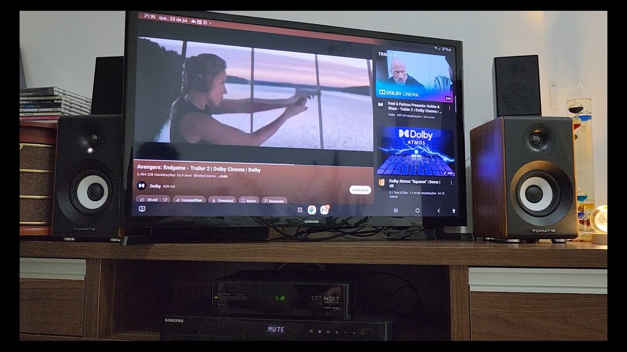 Tomate 2035 vs Home Teather: quem tem mais potência e definição ?