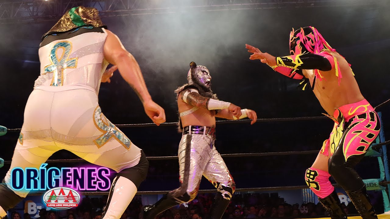 Karis La Momia Jr vs Noisy Boy vs Bengala | Orígenes | Lucha Libre AAA Worldwide