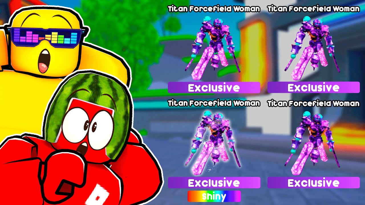 Unlocking SHINY TITAN FORCEFIELD WOMAN In Toilet Tower Defense