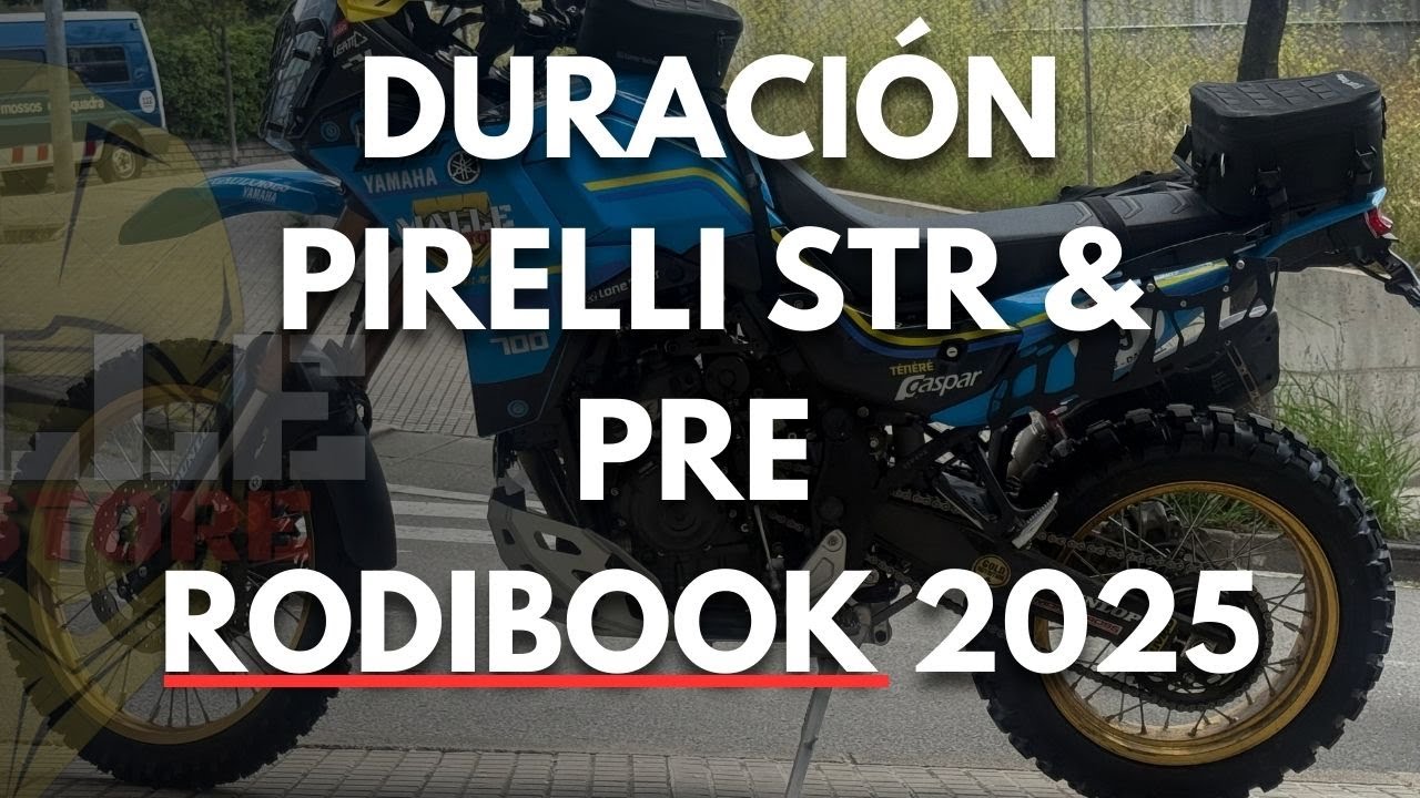 Cuanto Han DURADO los PIRELLI STR y Preparativos RODIBOOK 2025