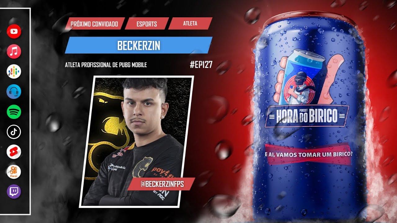 BECKERZIN ABRE O JOGO! Bastidores do PUBG Mobile, Carreira e Sonhos | HORA DO BIRICO EP127