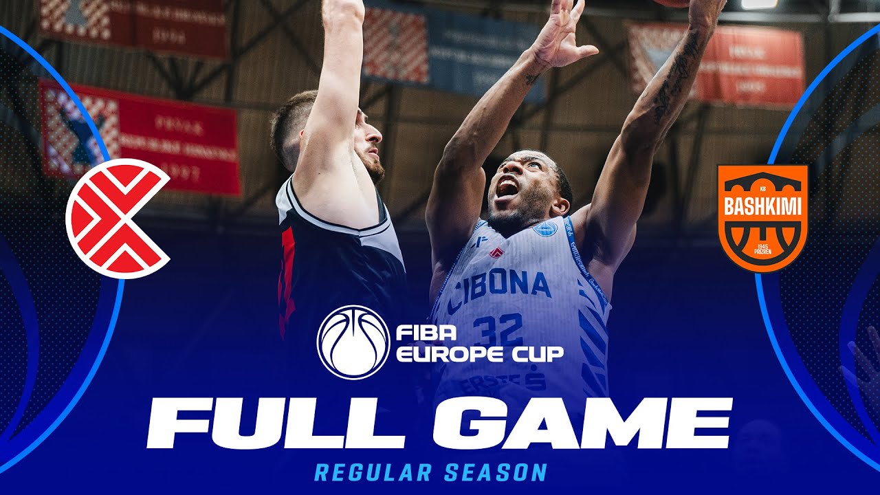 Regular Season | KK Cibona v BC Bashkimi | Full Basketball Game |  FIBA Europe Cup 2025-26