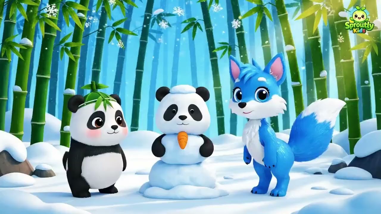 English | Panda’s Snowy Adventure | Panda’s Snowy Adventure | life story