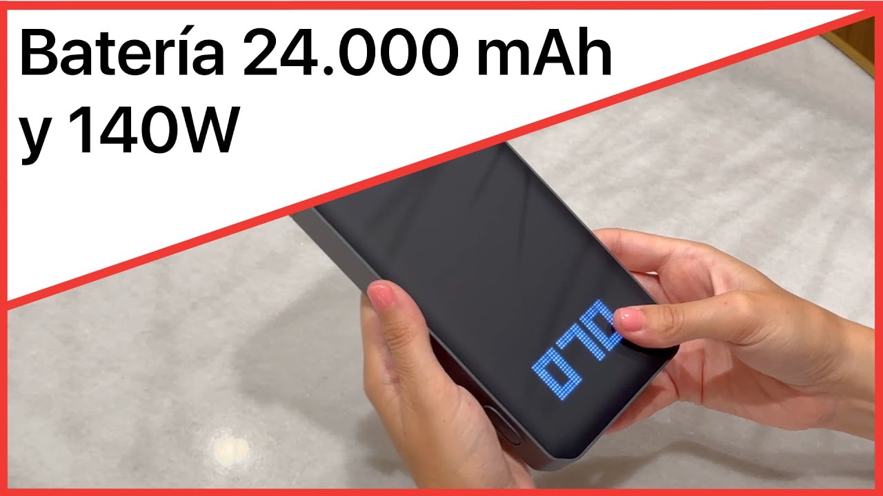 Bater&iacute;a externa para ordenador port&aacute;til ⚡️140W de carga para todo lo que necesites 🔋 Xtorm Titan Pro