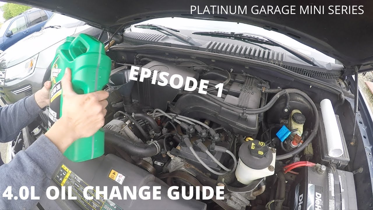 2002-2010 Ford Explorer 4.0L Oil Change (5 Min Maintenance Series EP 1)