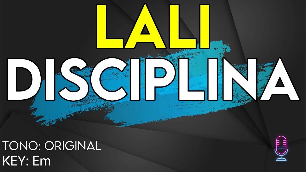 Lali - Disciplina - Karaoke Instrumental