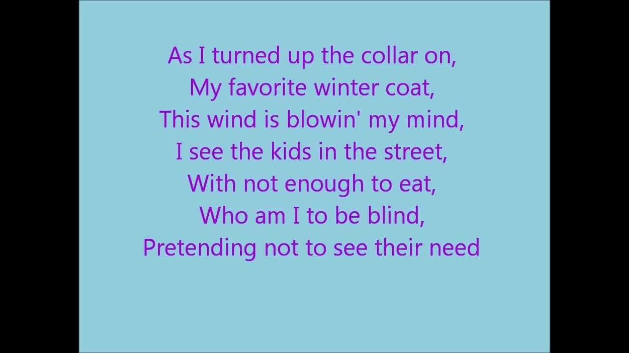 Glee - Man in the mirror - Lyrics