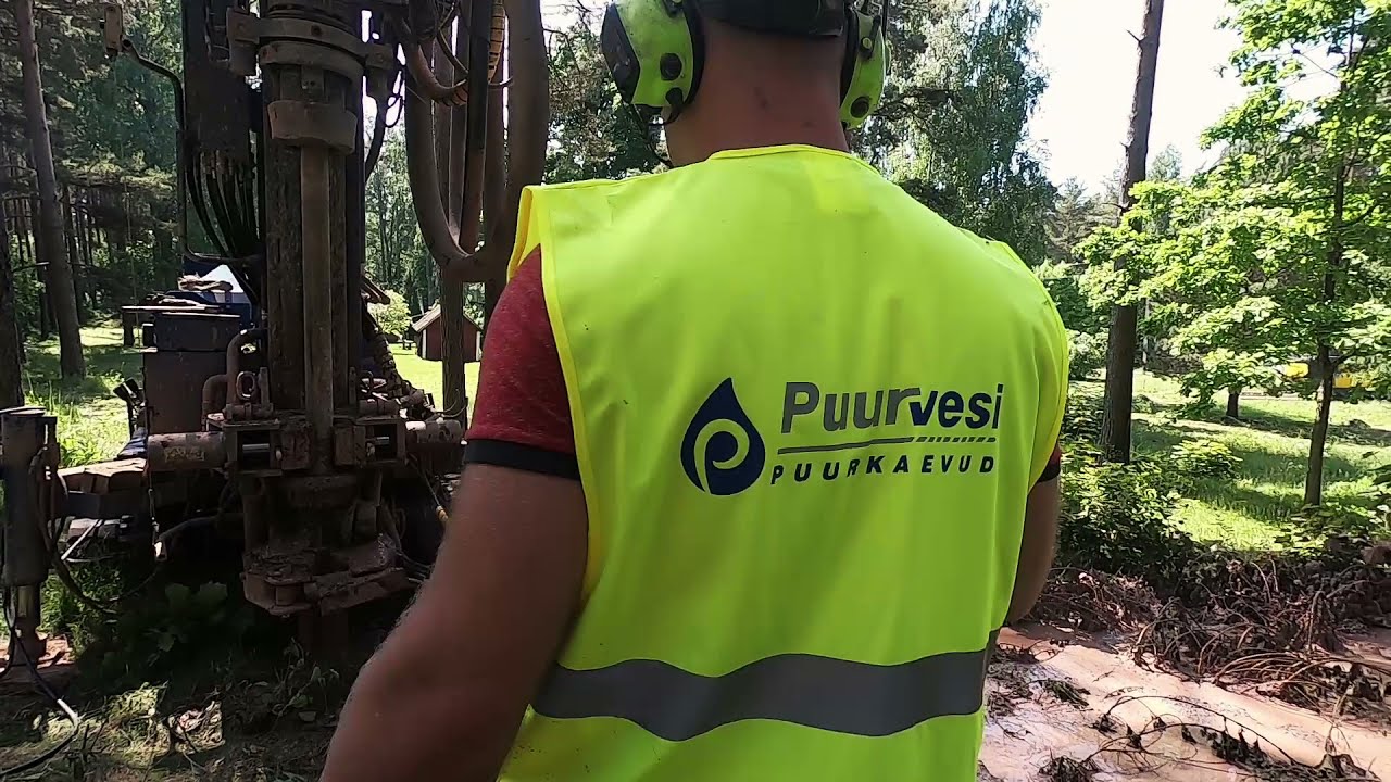 Puurkaevu puurimise protsess