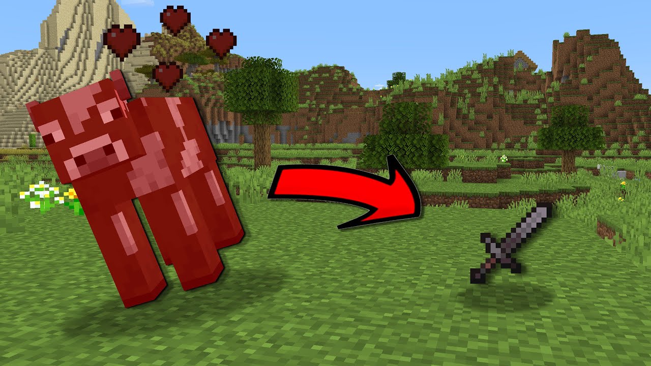 Beating Minecraft With Random Mob Drops.