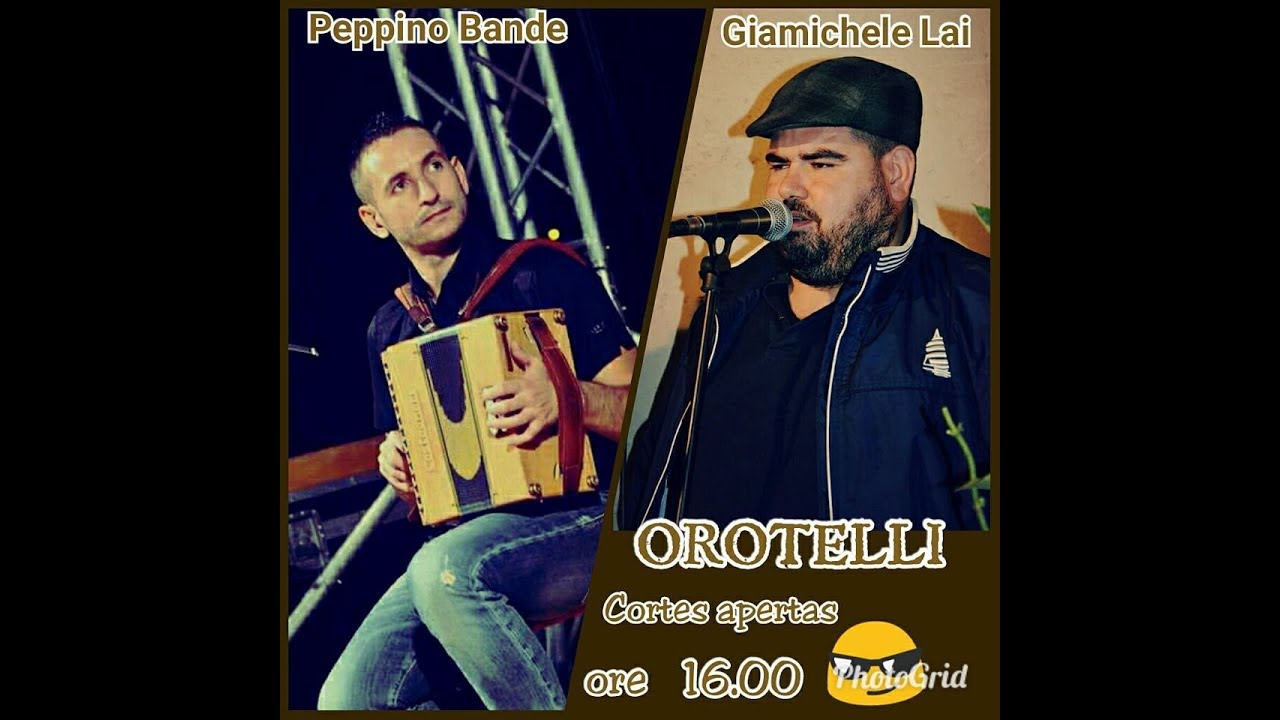 Peppino Bande e  Giamichele Lai ballo sardo ballitu     (faìnas de ichinàu 2017)