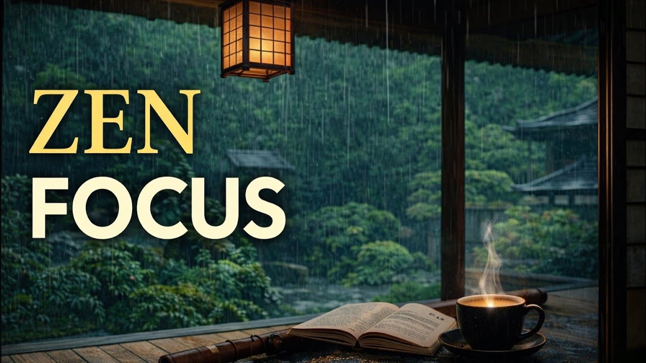 Zen Focus Music 🌿 Japanese Relaxing Instrumental for Study, Sleep & Meditation
