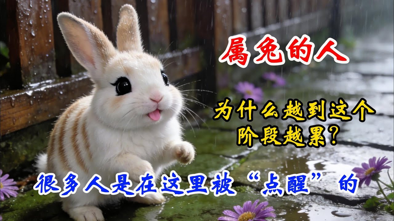 属兔的人，为什么越到这个阶段越累？很多人是在这里被“点醒”的