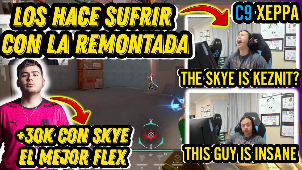 POR ESTO KEZNIT DEJARÁ LA JETT Y SE HARÁ INICIADOR | CARREA RANKED CON SKYE, SE HACE 30K VS C9 XEPPA