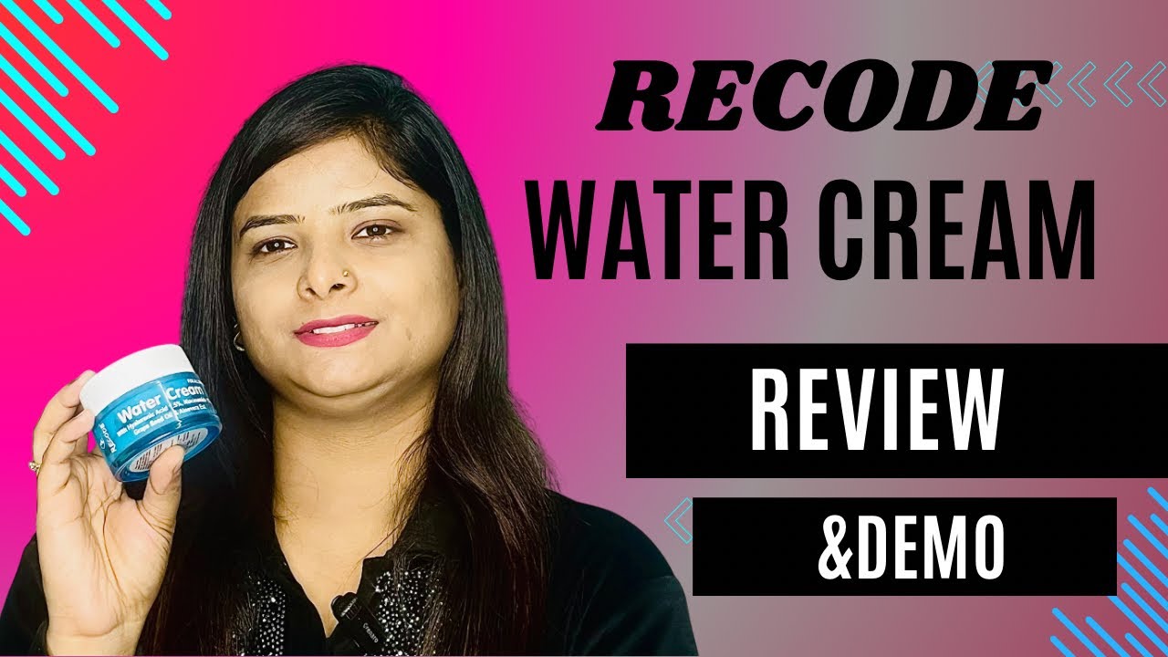 Recode water cream review