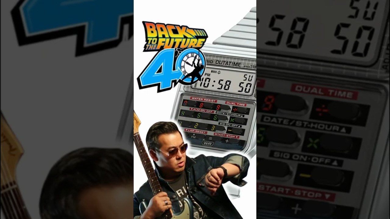 88 MPH Never Looked This Good! - Casio x Back to the Future CA500WEBF Calculator Watch