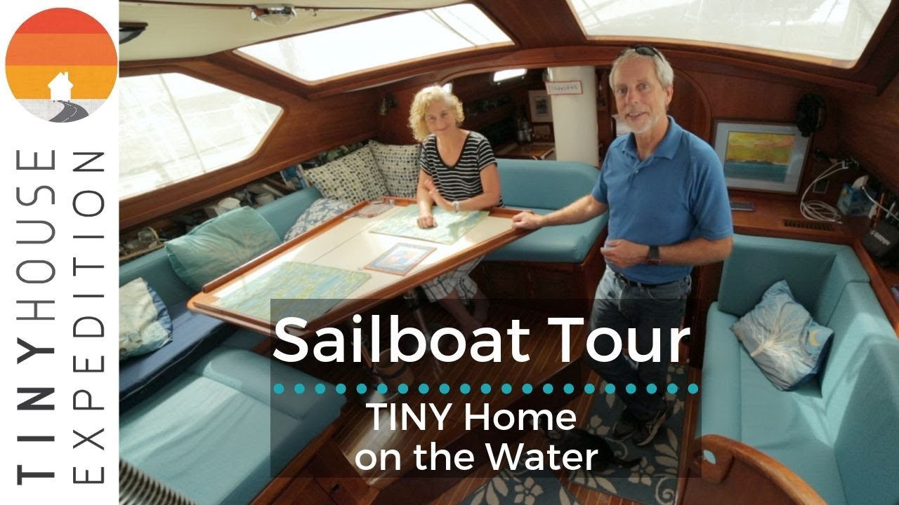 Couple's Tiny House on the Sea with Boat Dog: Sailboat Living