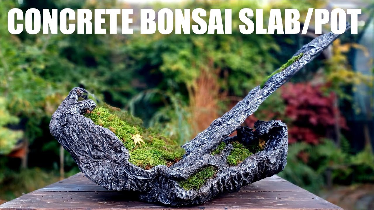 How to Make a Concrete Bonsai Slab / Pot
