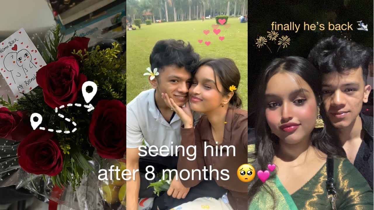 seeing my boyfriend after 8 months 🥺🥺💕|| finally came back to india 🇮🇳 || 